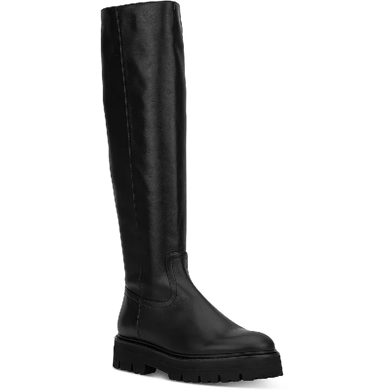 Aquatalia Womens Sheya Leather Tall Knee-High Boots