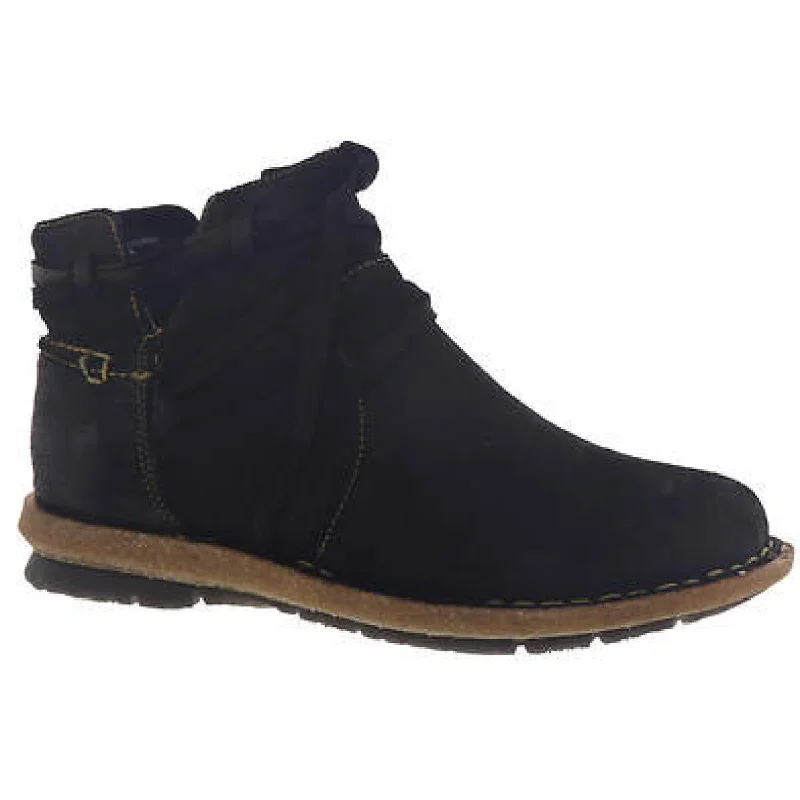 Born Womens Tarkiln Suede Zipper Booties