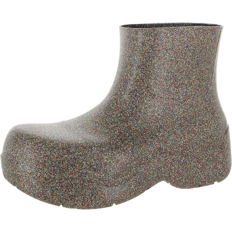 Bottega Veneta Womens The Puddle Waterproof Glitter Rain Boots