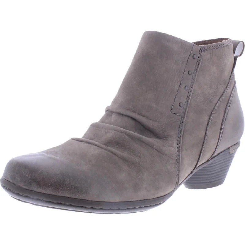 Cobb Hill Womens Laurel Nubuck Ankle Booties