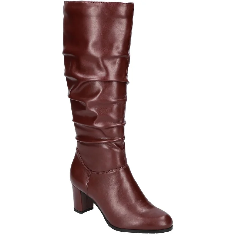 Easy Street Womens Tamara Tall Block Heel Knee-High Boots