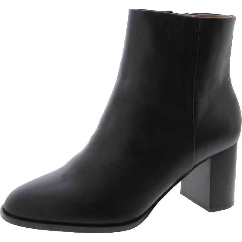 Madewell Womens Leather Almond Toe Booties