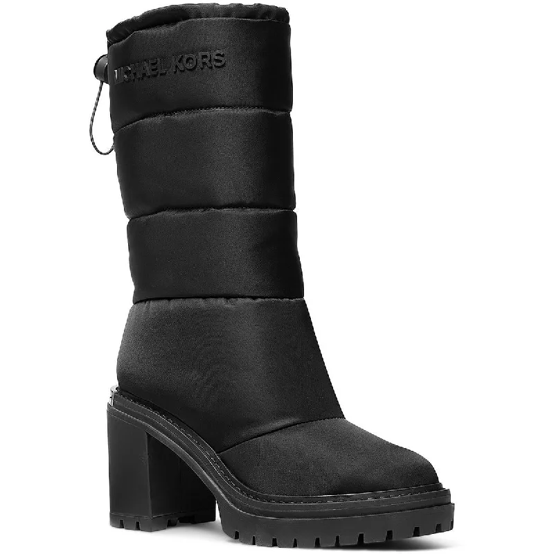 MICHAEL Michael Kors Womens Holt Quilted Mid-Calf Winter & Snow Boots