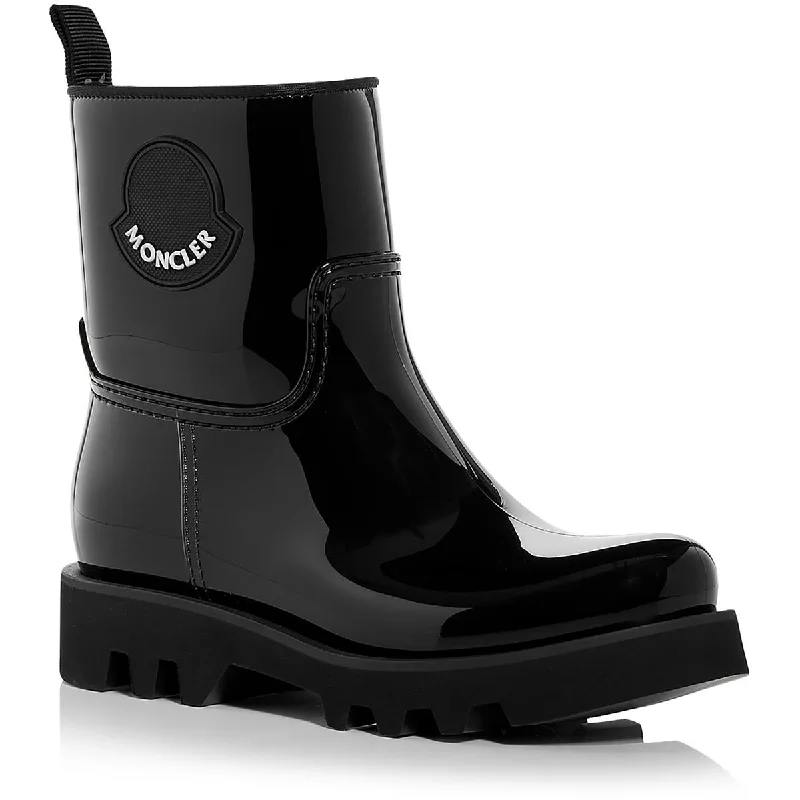 Moncler Womens Ginette Rain Boot Water Proof Ankle Rain Boots