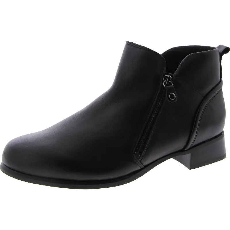 Munro Womens Leather Ankle Booties