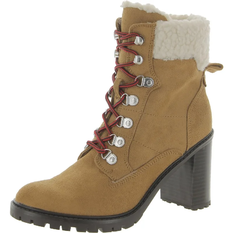 Nine West Womens Peer 2 Faux Suede Cold Weather Booties