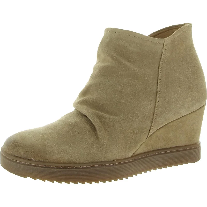 Sofft Womens Faux Suede Booties Ankle Boots