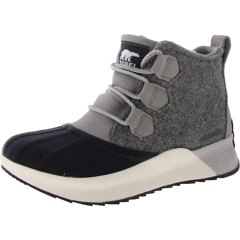 Sorel Womens OUT N ABOUT Leather Bootie Waterproof & Weather Resistant