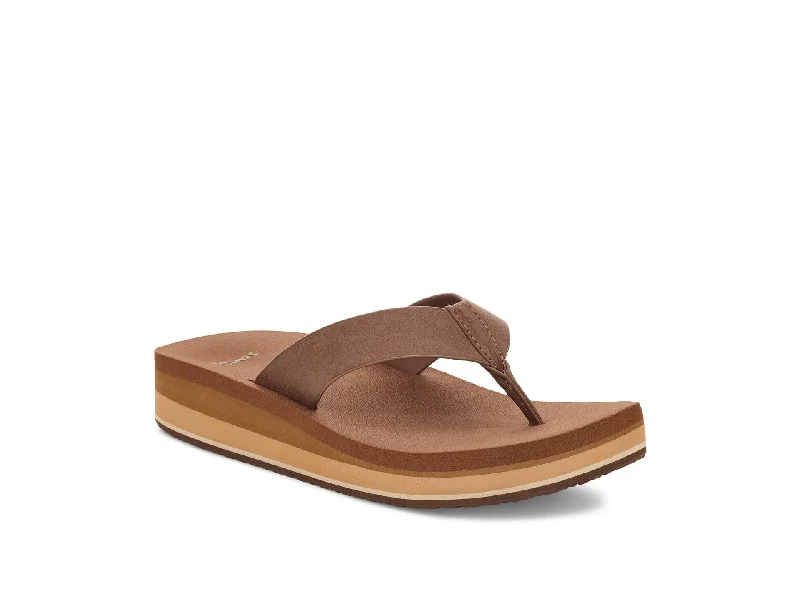 Sanuk Womens Highland Brown