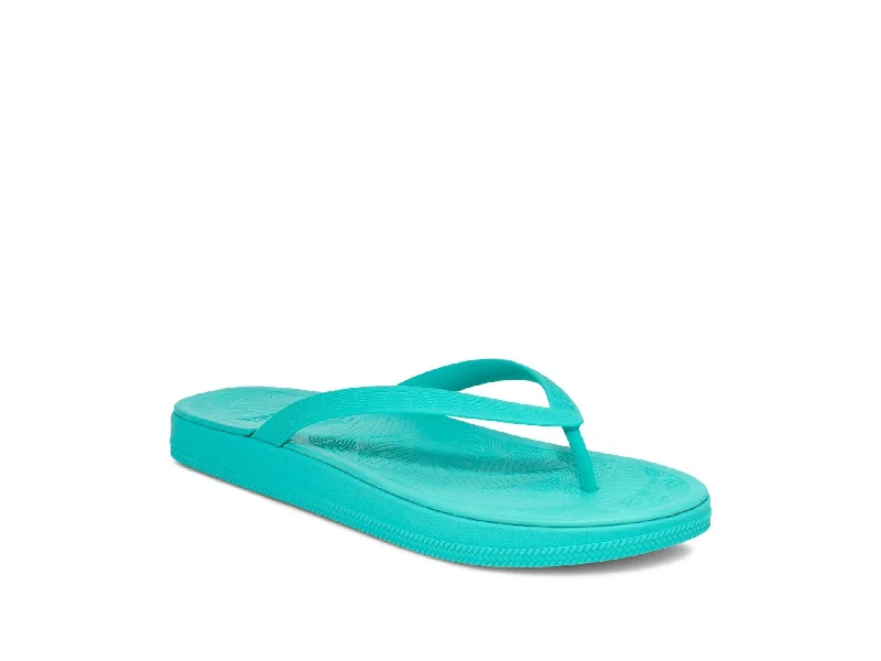 Women's Shoes Sanuk FUNSHINE Water Friendly Flip Flop Sandals 1152760 TURQUOISE