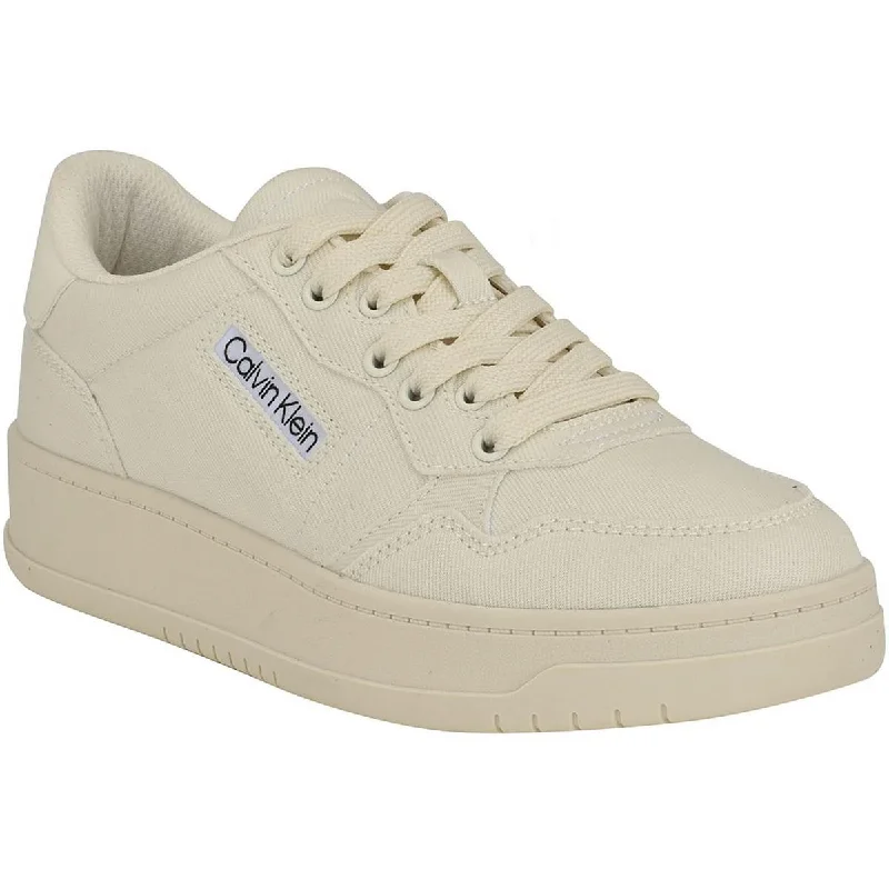 Calvin Klein Womens Rhean 2 Canvas Logo Casual And Fashion Sneakers