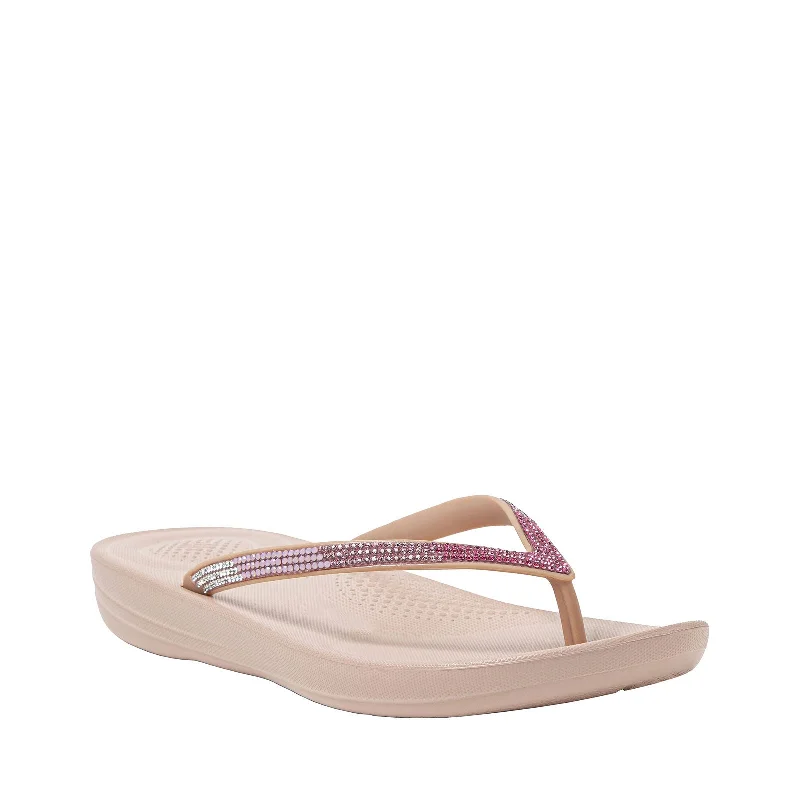 FitFlop DG5137-030 IQUSHION OMBRE SPARKLE FLIP-FLOPS Beige