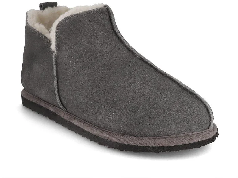 Lammbock 'Shearlock' luxurious lambskin slippers, grey