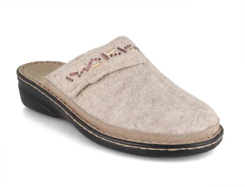 Varomed vital Women Slippers 'Rieke', beige